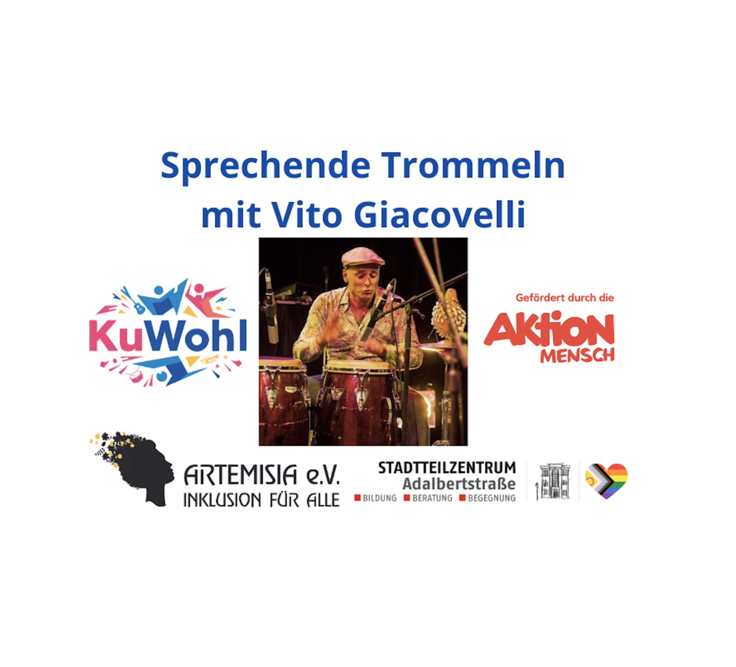 Sprechende Trommeln – Vito Giacovelli Inklusiver Musikworkshop